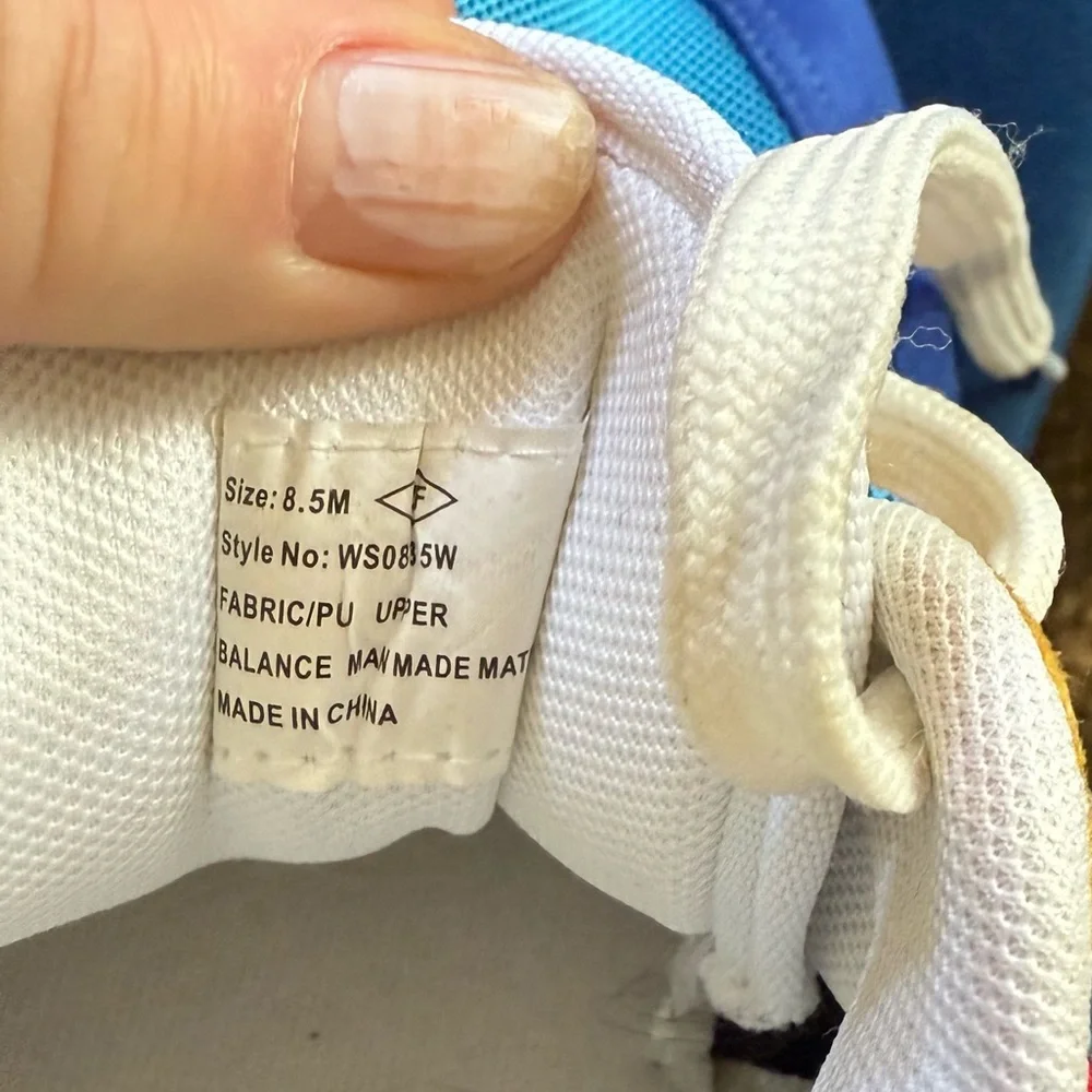 Y2K Sugar Retro Colorblock Sneakers – Size 8.5M - Picture 5 of 6